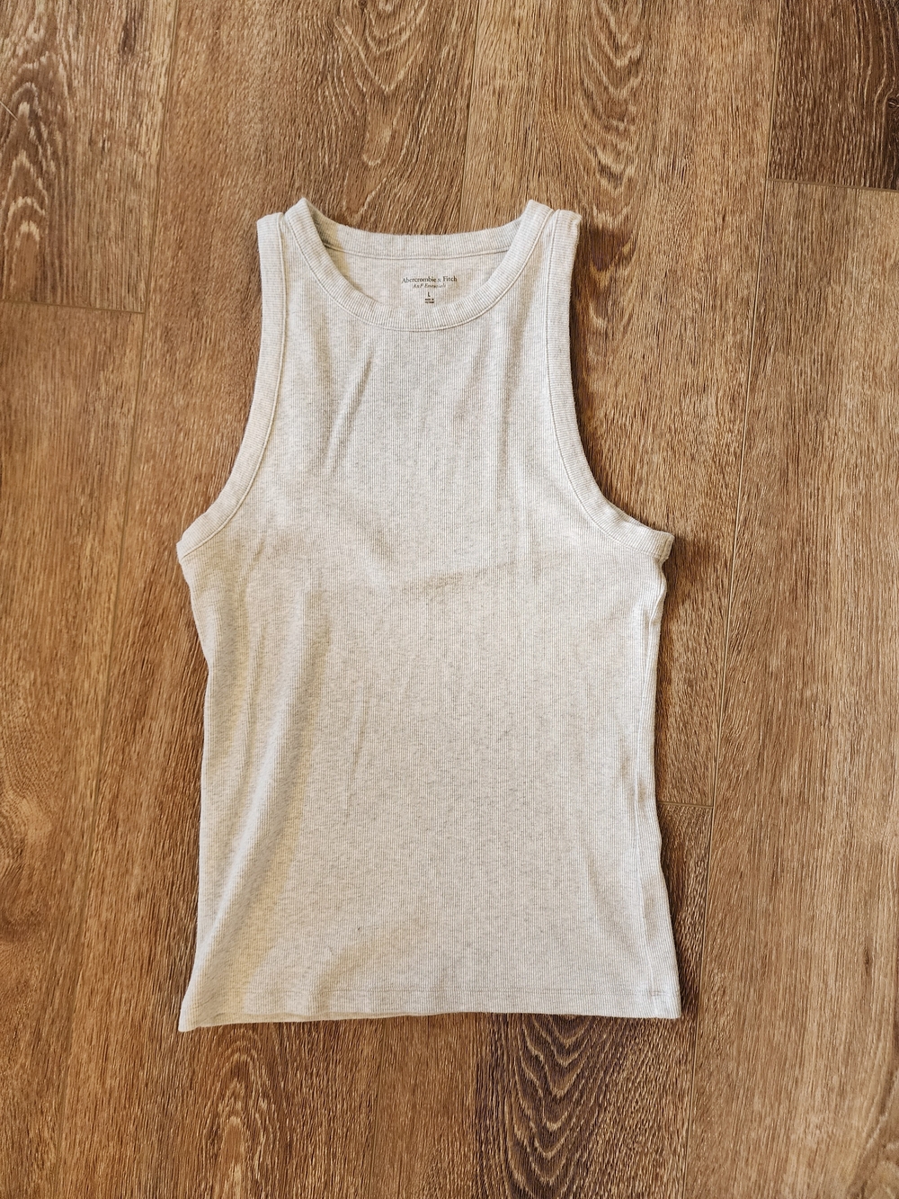 Abercrombie & Fitch Essentials Tuckable High Neck Ribbed Tank